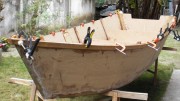 Das selbstgebaute Tauchboot nimmt langsam Form an