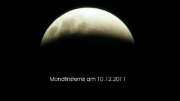 Mondfinsternis am 10.12.2011