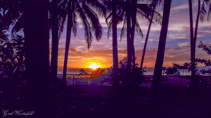 Sonnenuntergang Philippinen