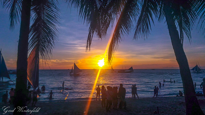 Sonnenuntergang auf Boracay